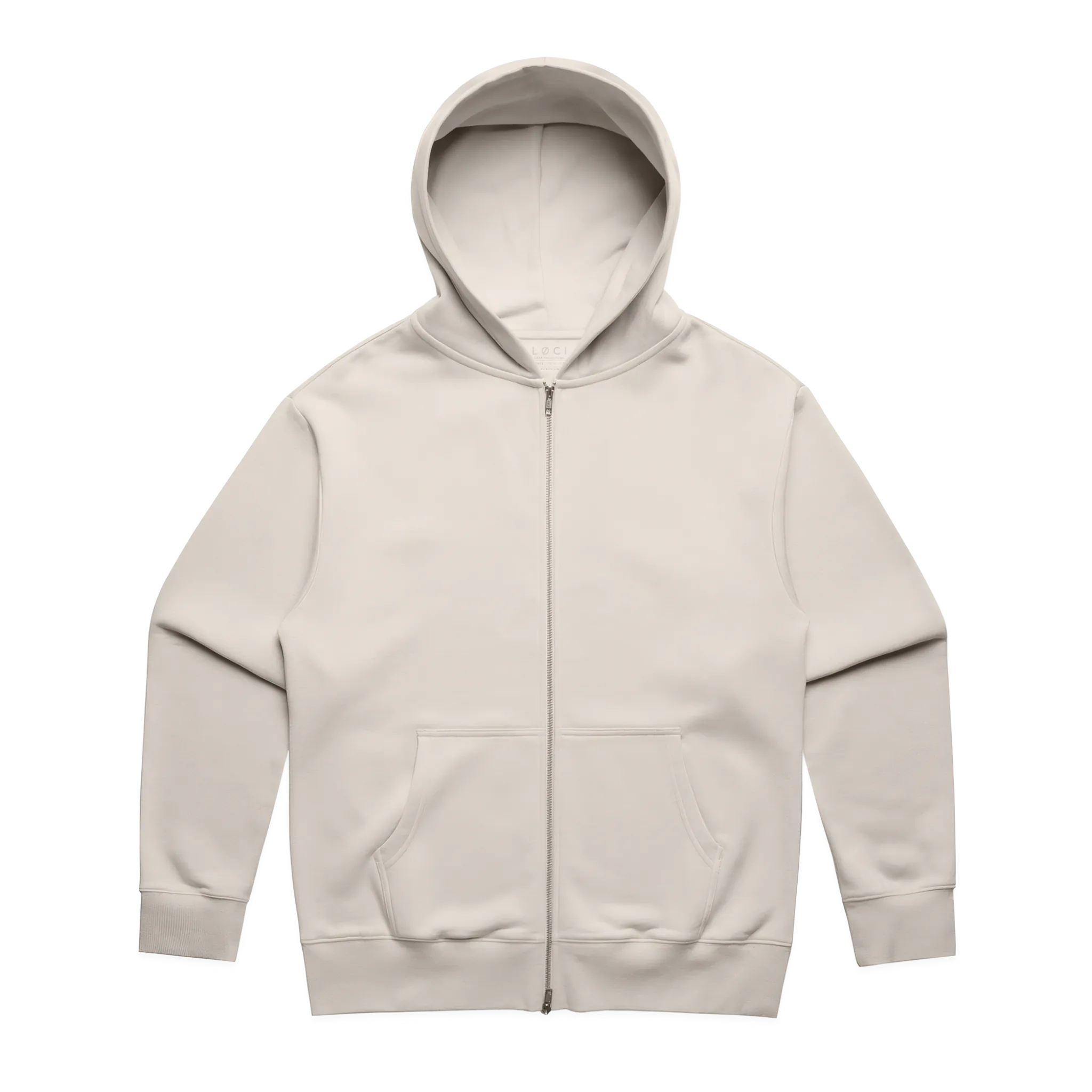 UNDERDOGS ZIP HOODIE - BONE