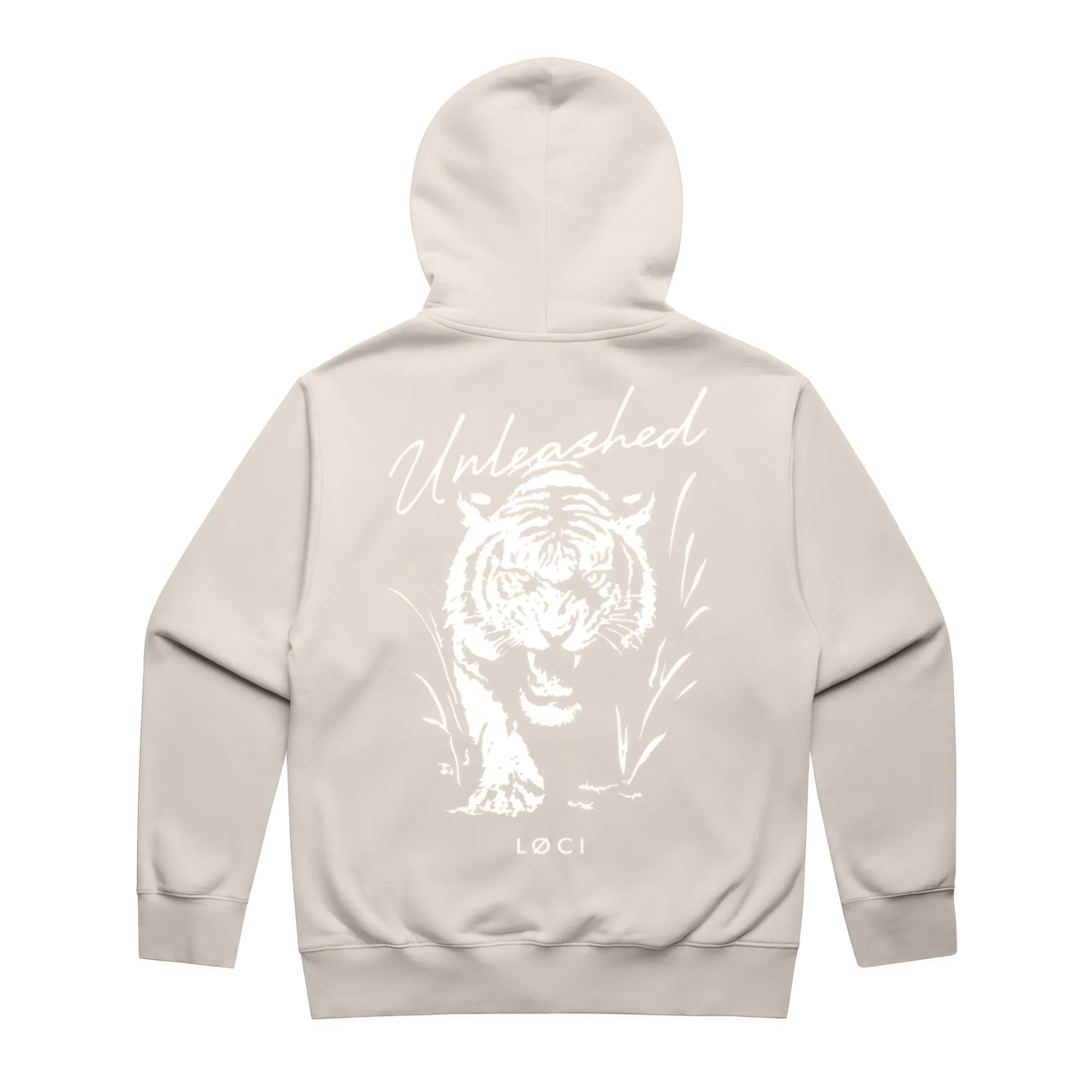UNLEASHED ZIP HOODIE - BONE