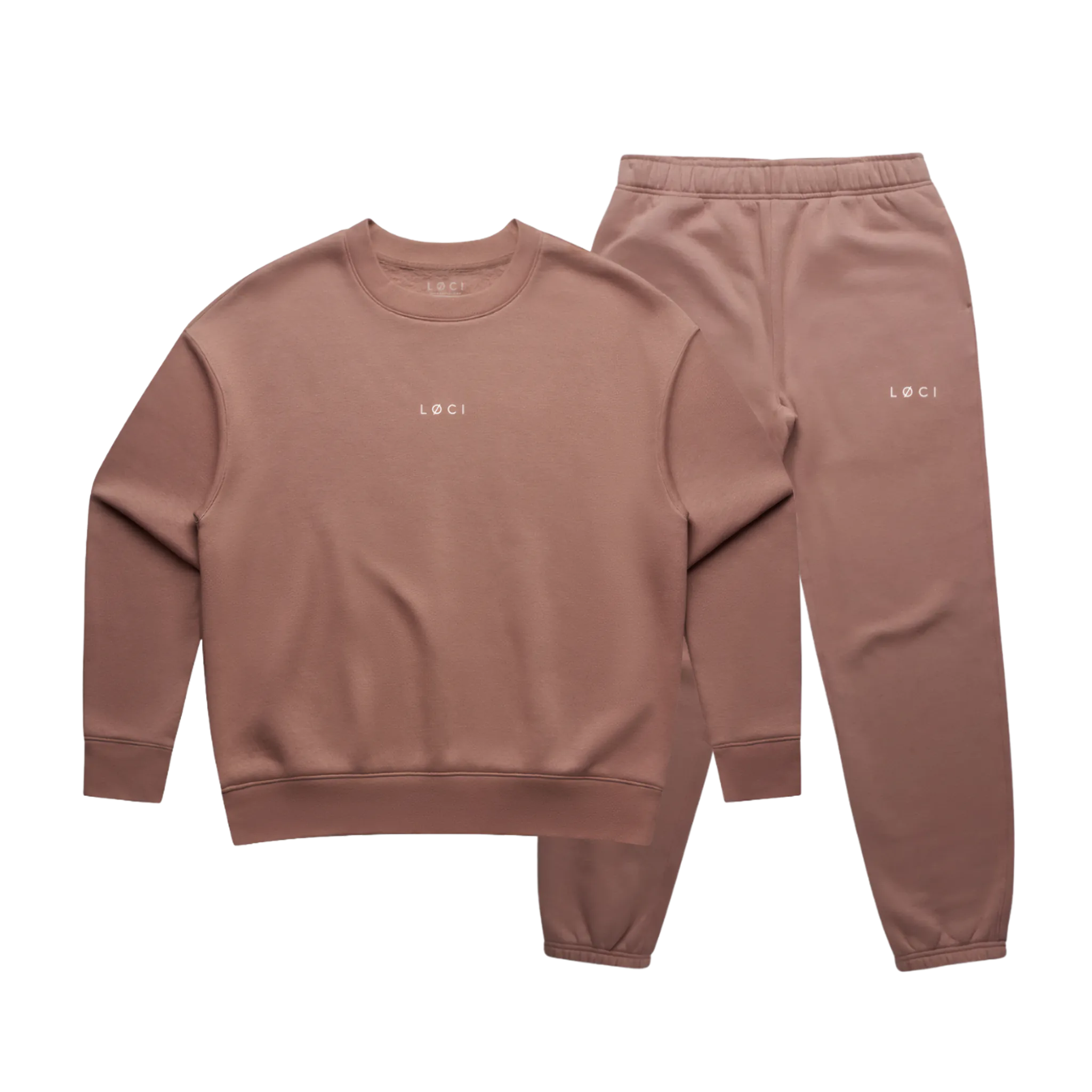 BASE WOMEN'S SWEAT SET - HAZY PINK