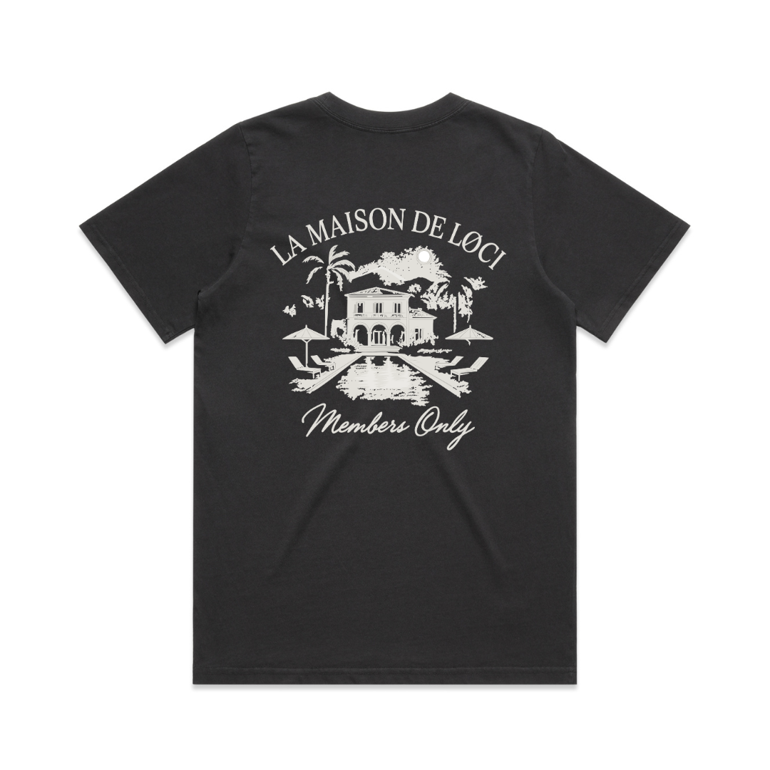 LA MAISON WOMEN'S T-SHIRT - VINTAGE BLACK