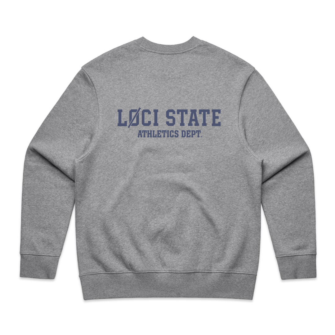 LØCI STATE SWEATER - ATHLETIC HEATHER