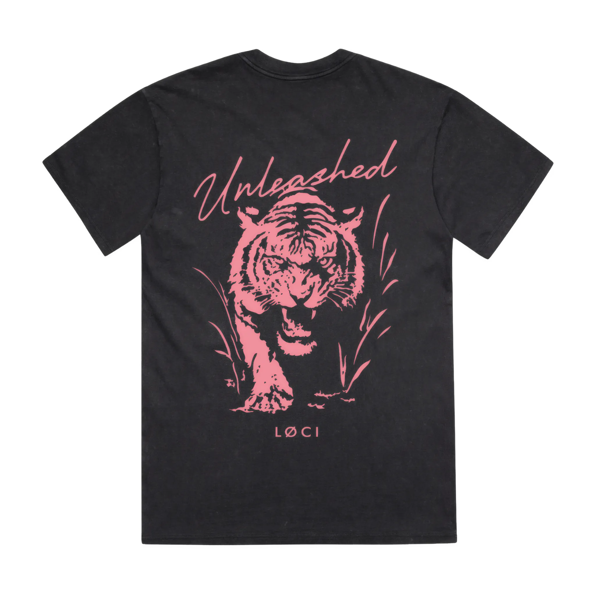 UNLEASHED WOMEN'S T-SHIRT - BLACK STONE