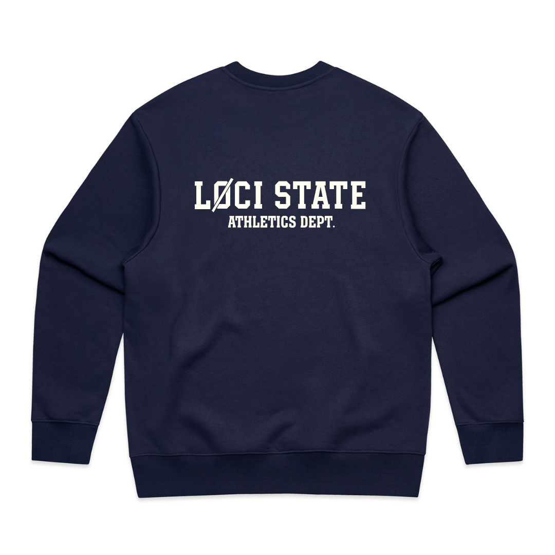 LØCI STATE SWEATER - MIDNIGHT BLUE