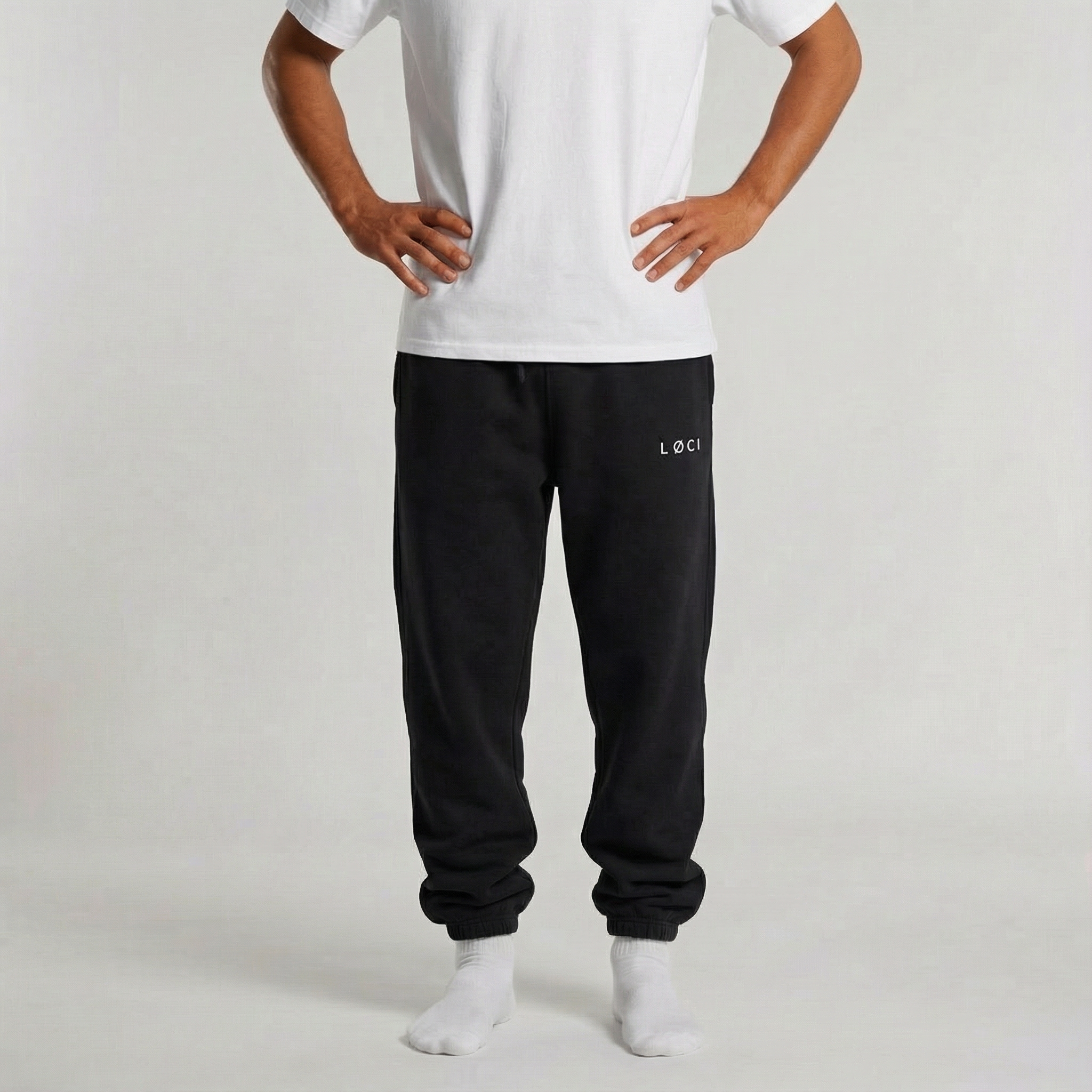 BASE MEN'S SWEATPANTS - BLACK