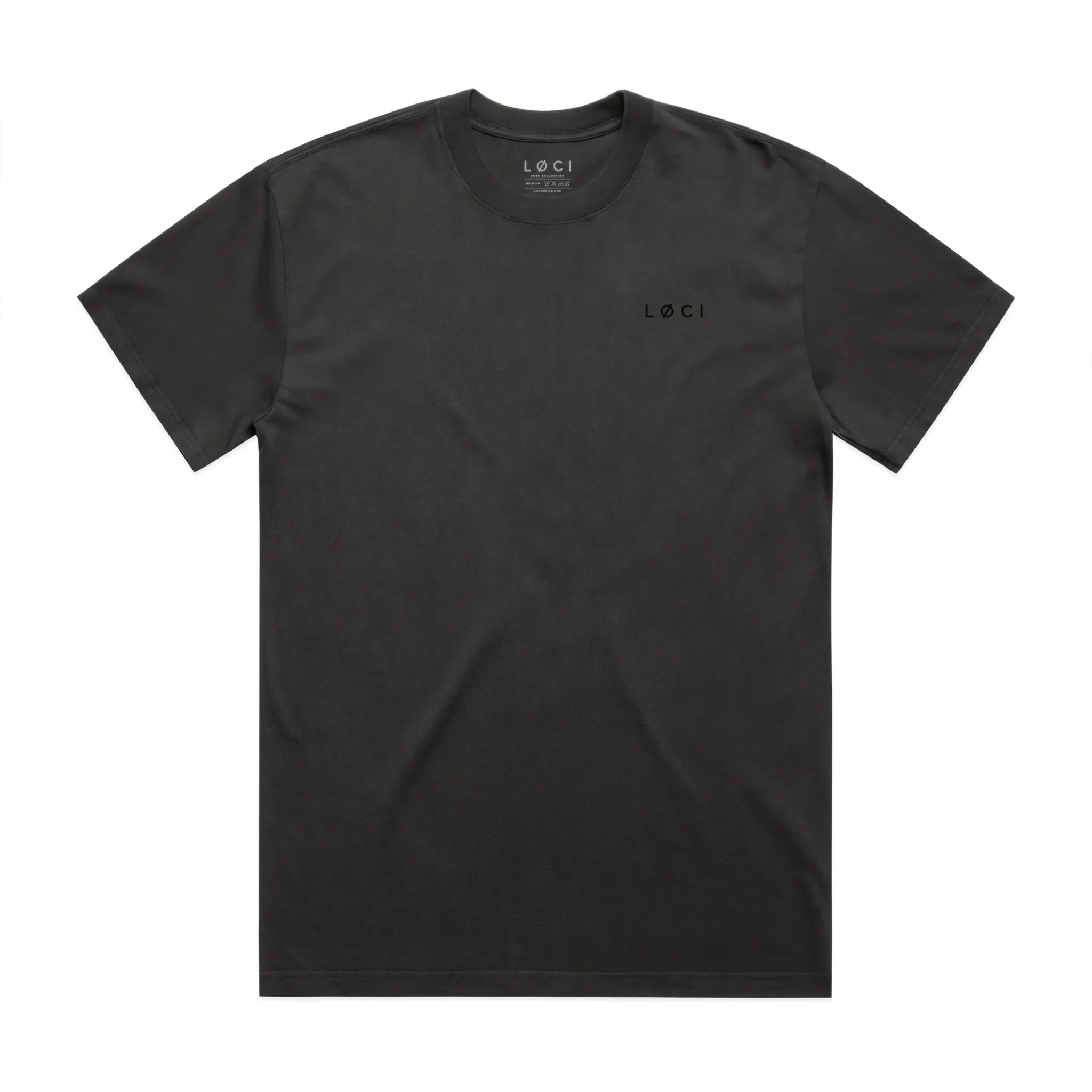 ICØN MEN'S T-SHIRT - VINTAGE COAL