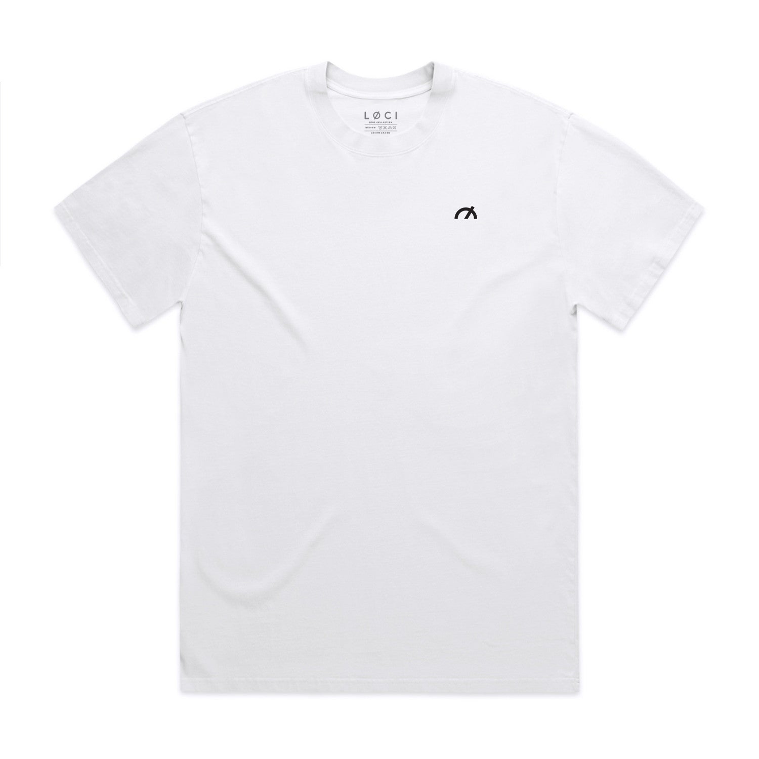 CØRE MEN'S VINTAGE-WASH T-SHIRT - WHITE