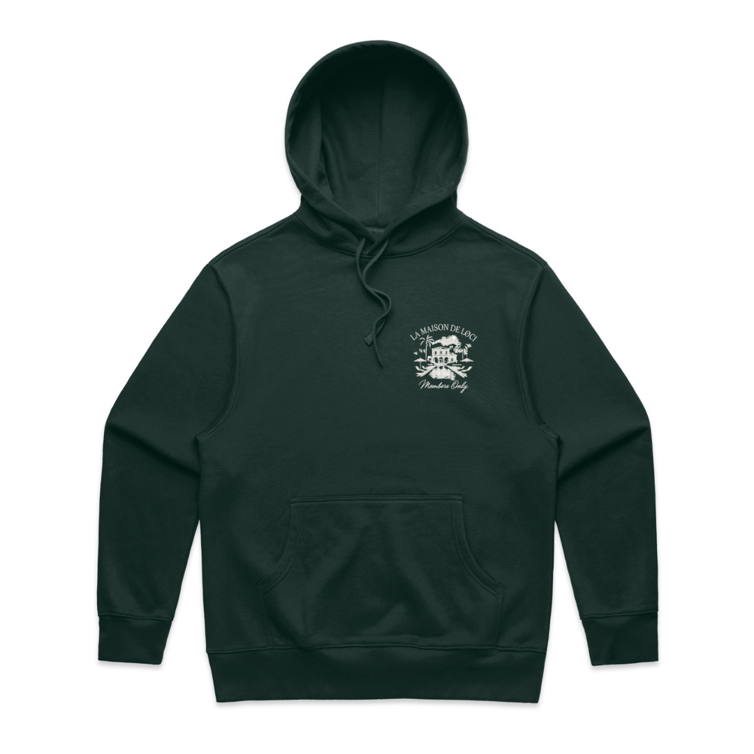 LA MAISON HOODIE - PINE GREEN