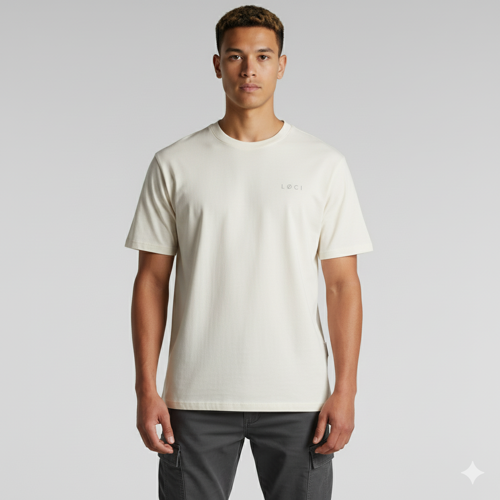 ICØN MEN'S VINTAGE-WASH T-SHIRT - BONE