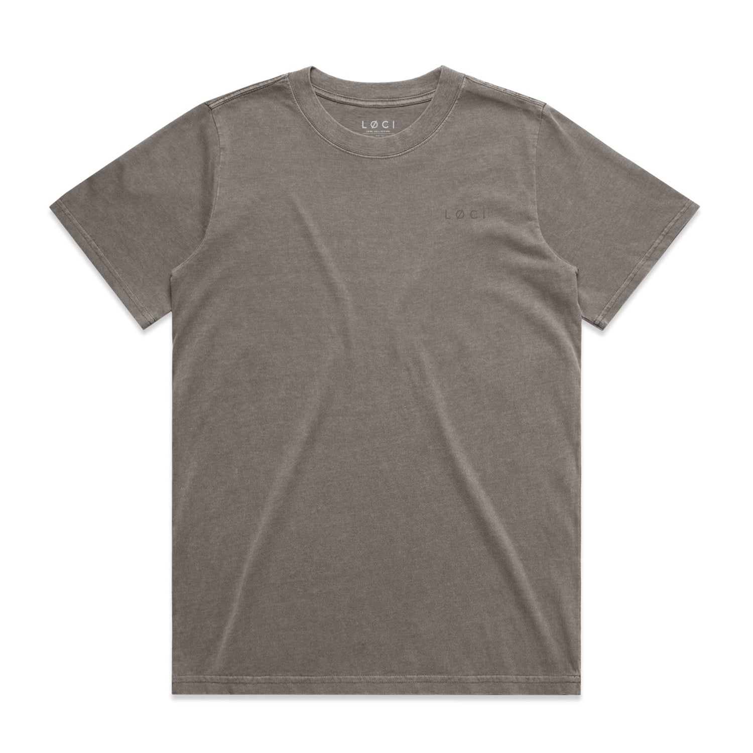 ICØN WOMEN'S VINTAGE-WASH T-SHIRT - GREY