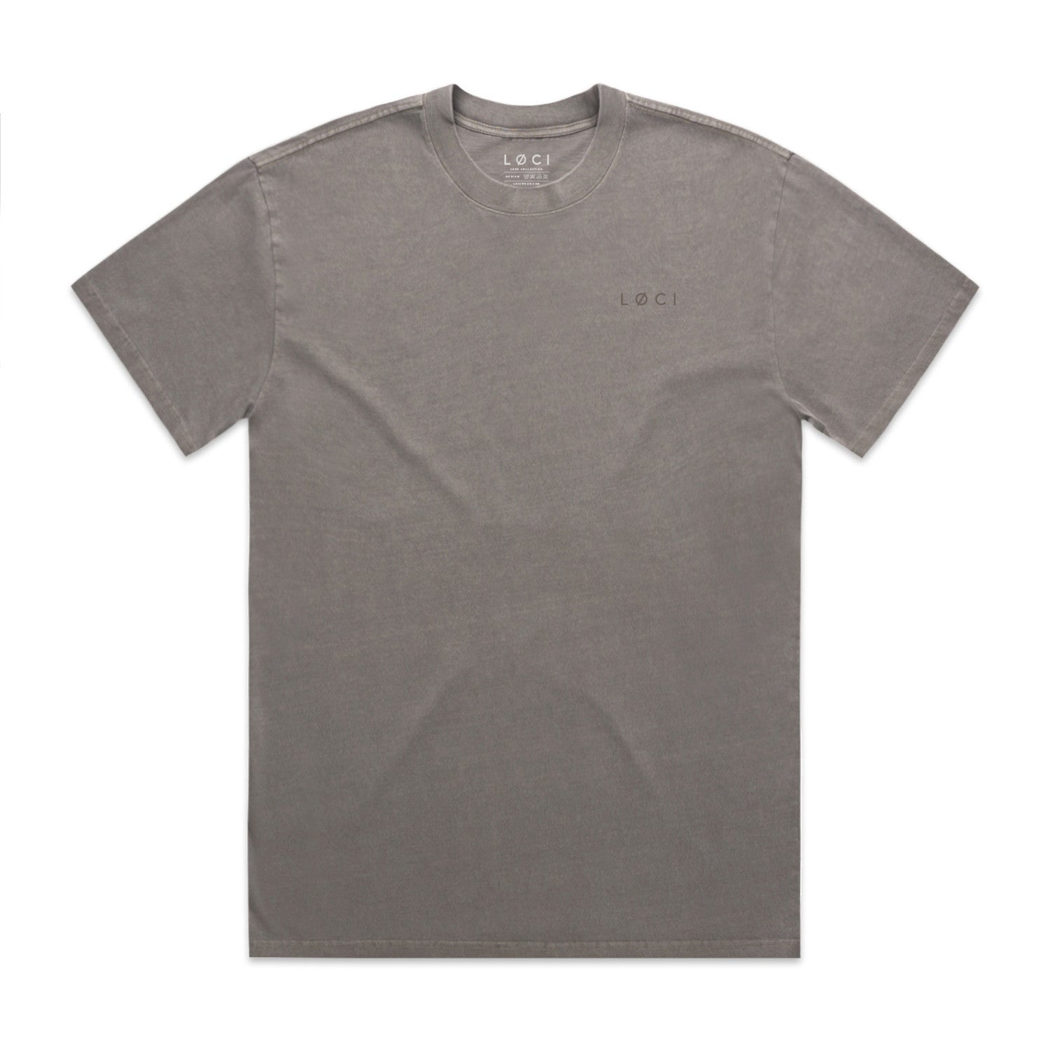 ICØN MEN'S VINTAGE-WASH T-SHIRT - GREY