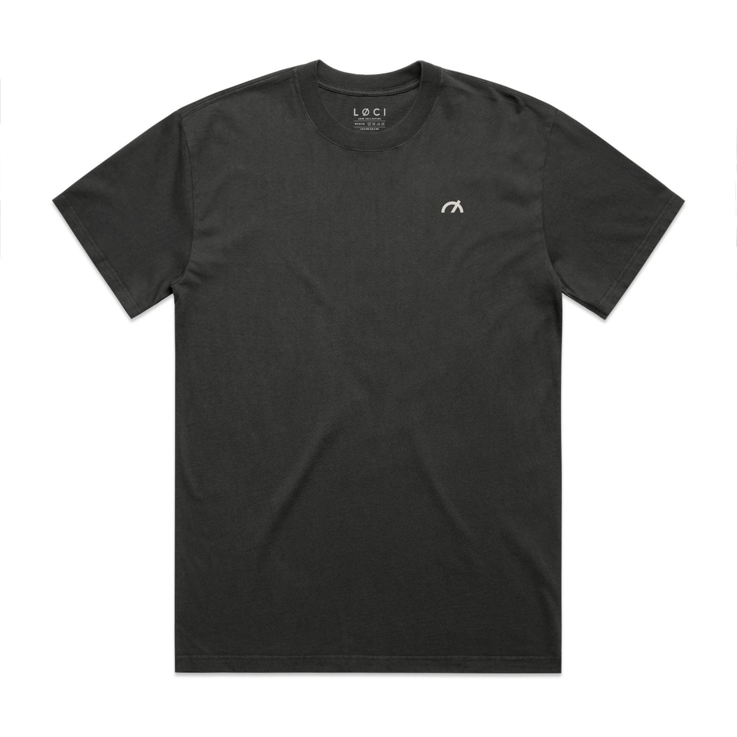 CØRE MEN'S VINTAGE-WASH T-SHIRT - COAL