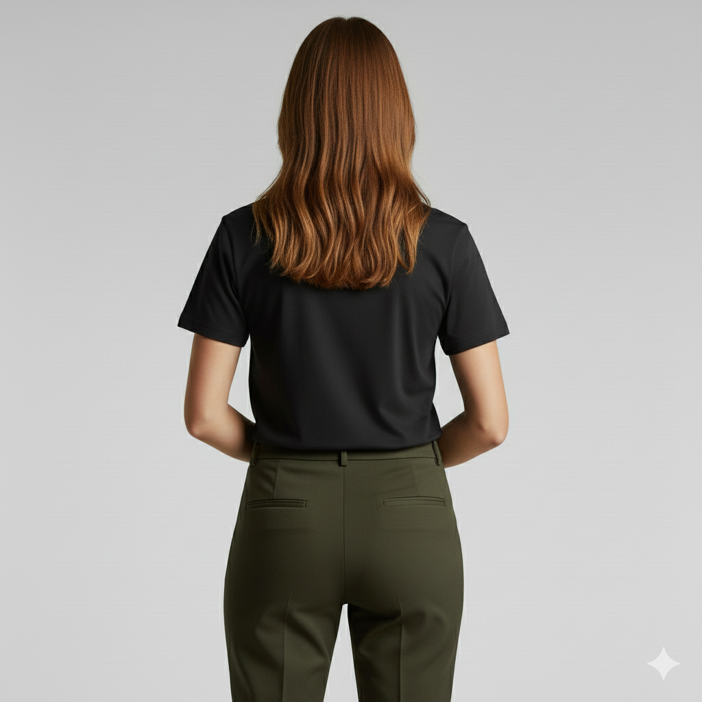 CØRE WOMEN'S VINTAGE-WASH T-SHIRT - BLACK