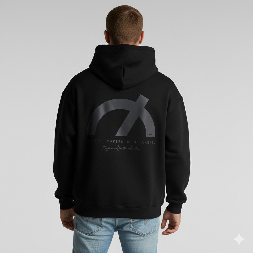 ICØN HOODIE - BLACK