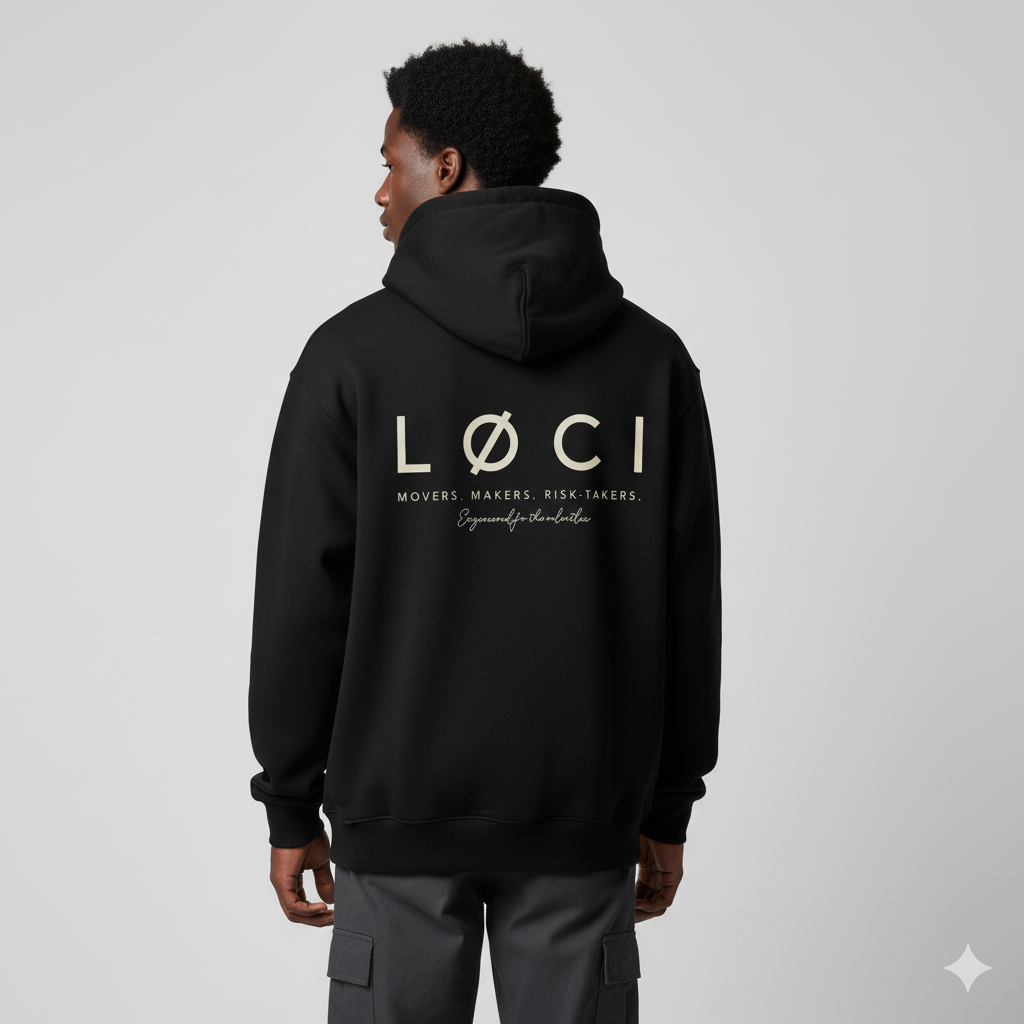 CØRE HOODIE - BLACK