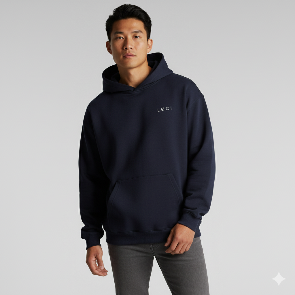 ICØN HOODIE - INK BLUE
