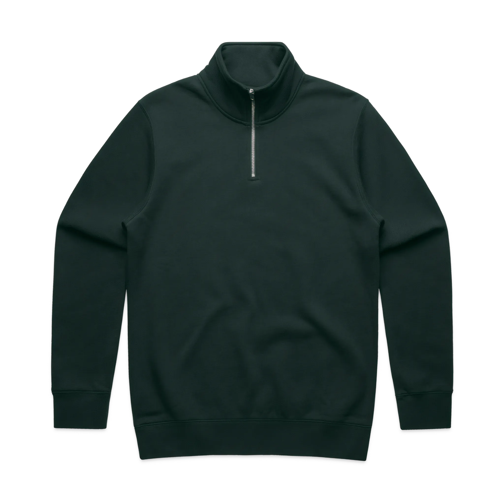 LA MAISON MEN'S HALF ZIP SWEATER - PINE GREEN