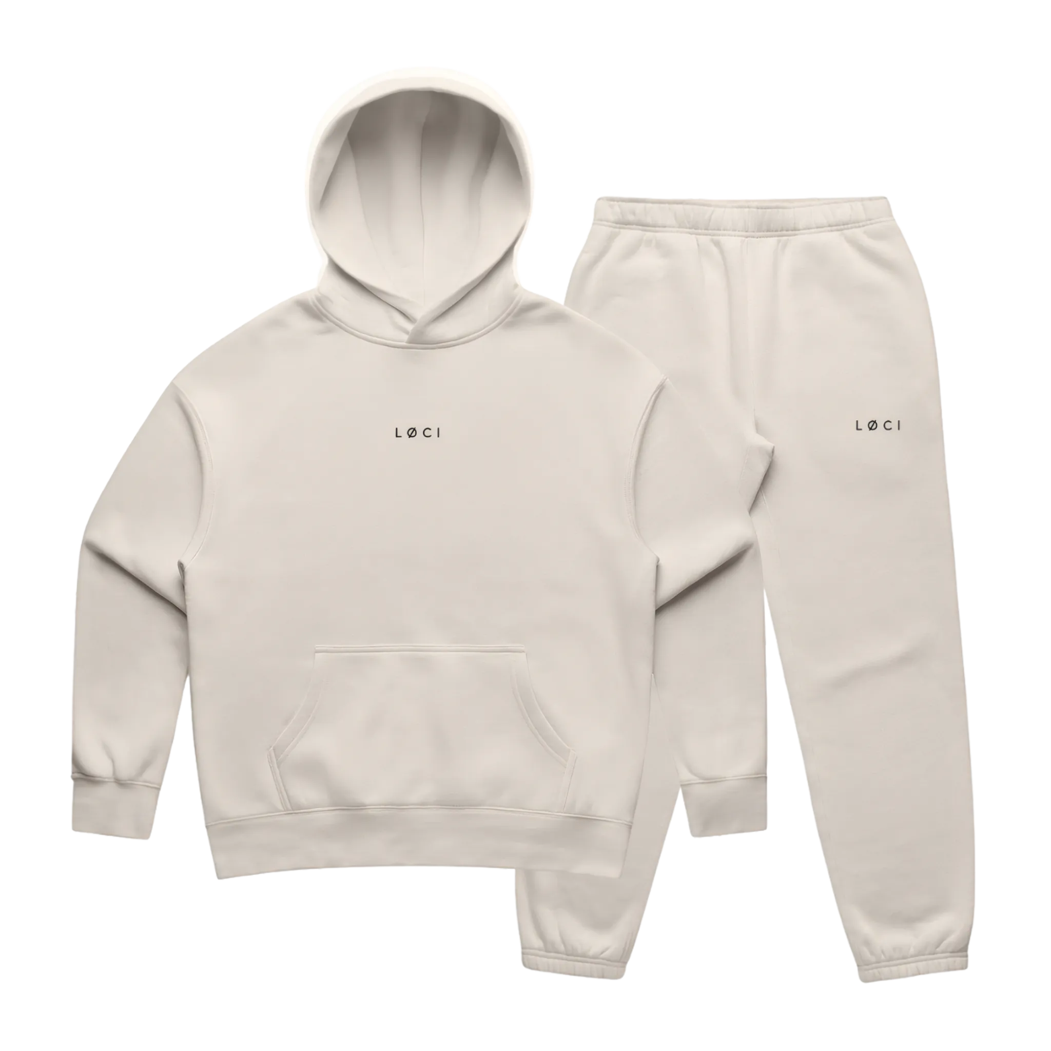 BASE WOMEN'S HOODIE SET - BONE