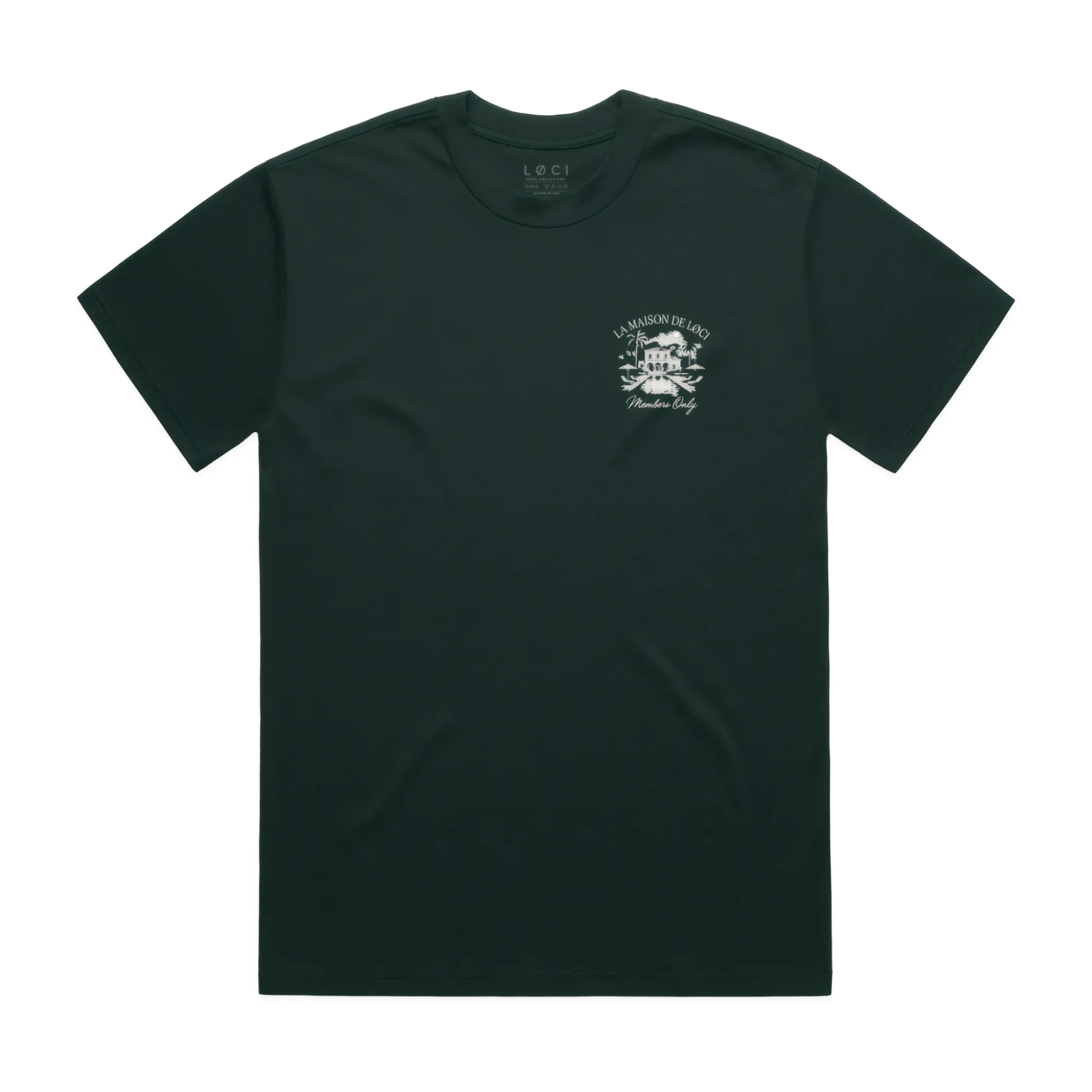 LA MAISON MEN'S T-SHIRT - PINE GREEN