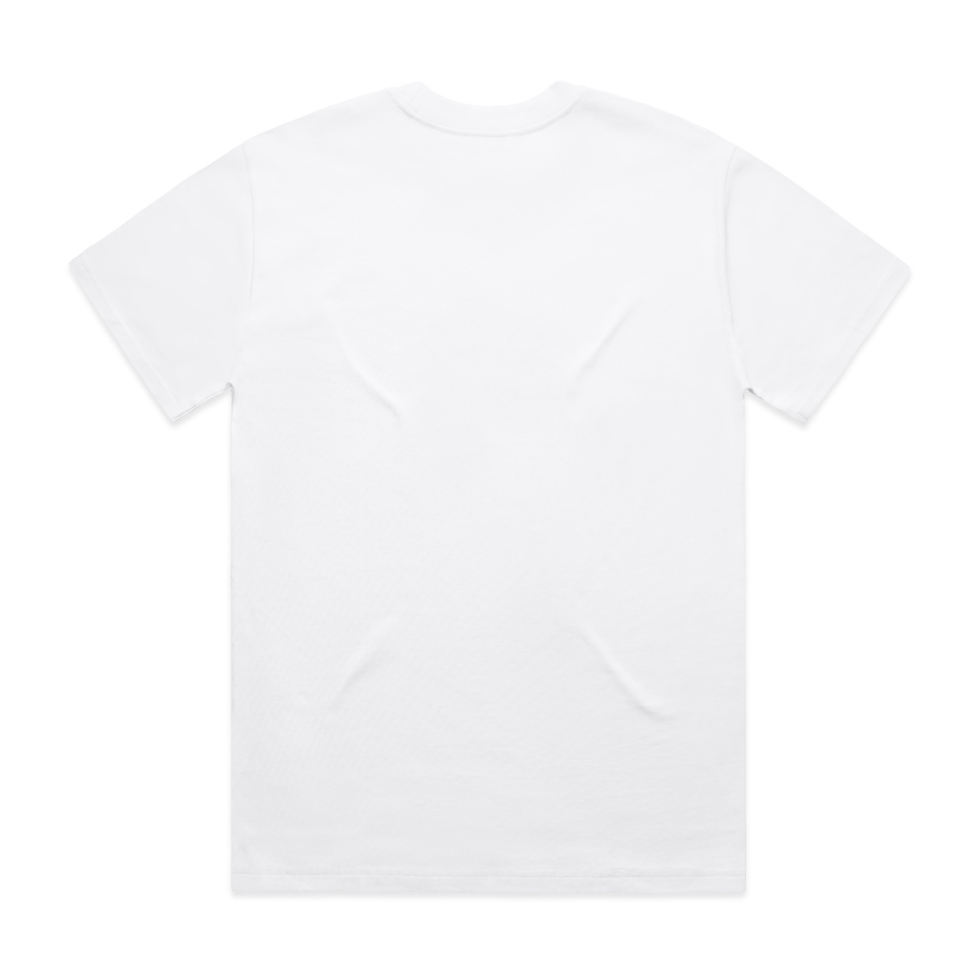 Plain white t-shirt on a white background
