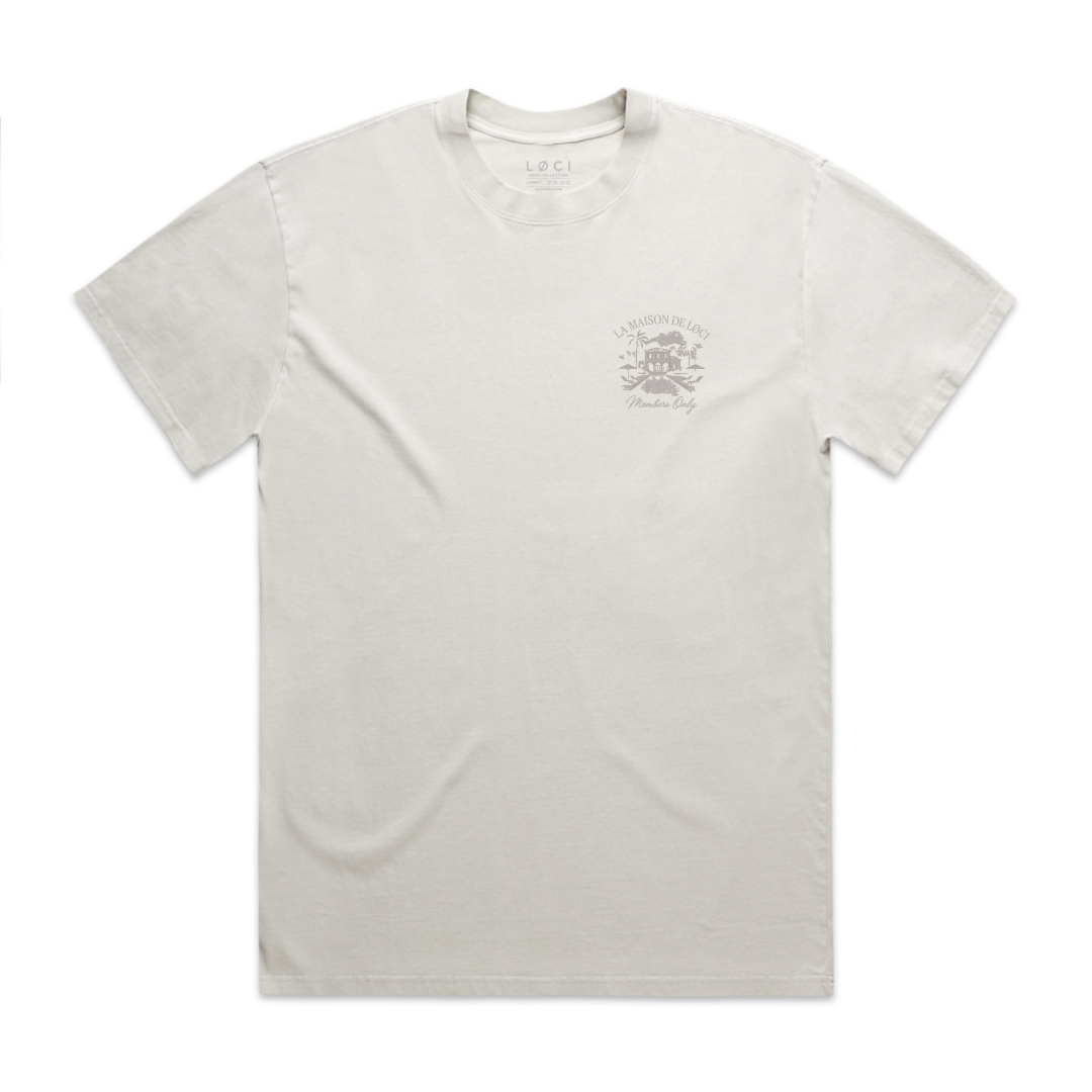 LA MAISON MEN'S T-SHIRT - VINTAGE BONE