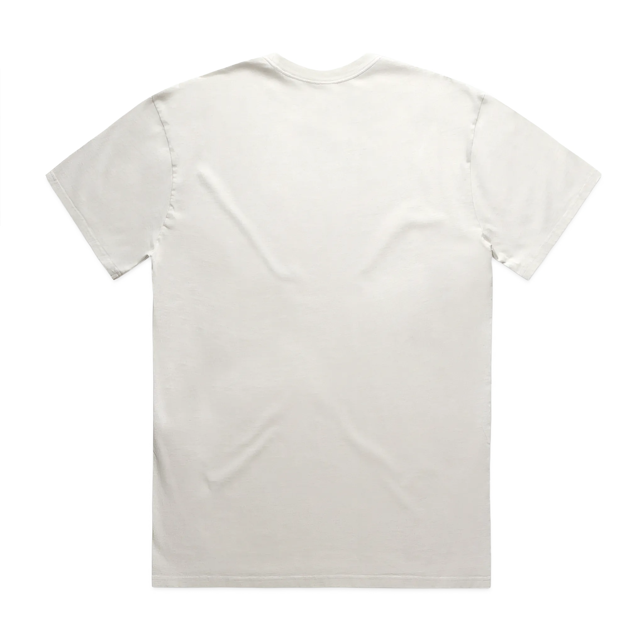 Plain white t-shirt on a white background