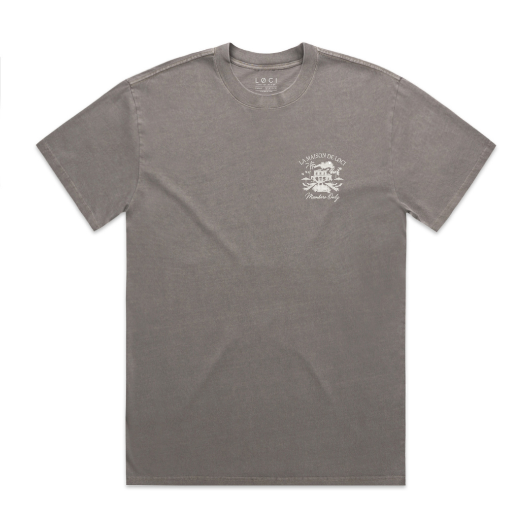 LA MAISON MEN'S T-SHIRT - VINTAGE GREY