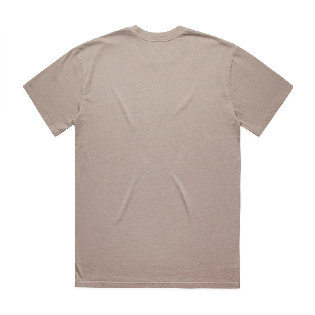 Beige t-shirt on a white background