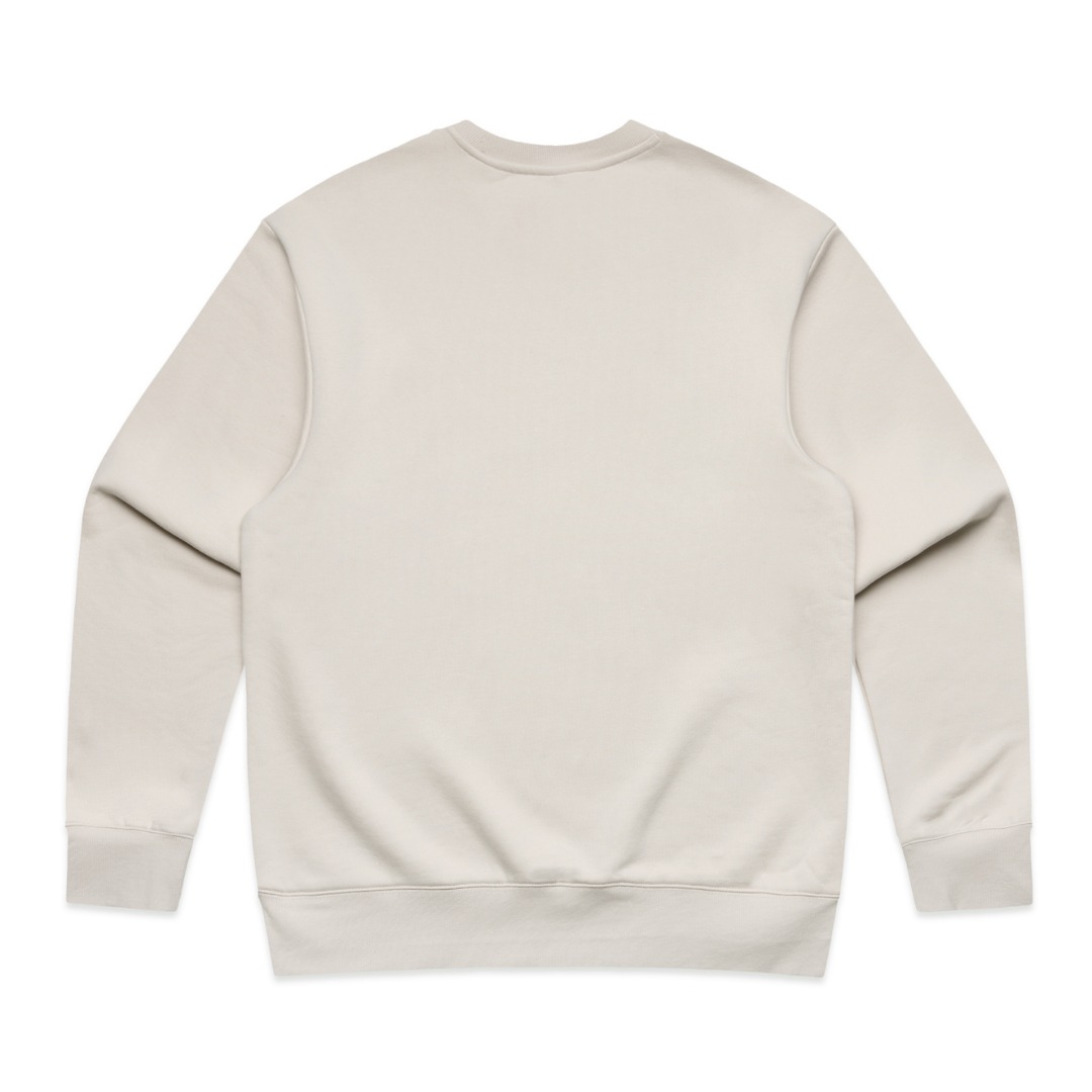 Beige sweatshirt on a white background