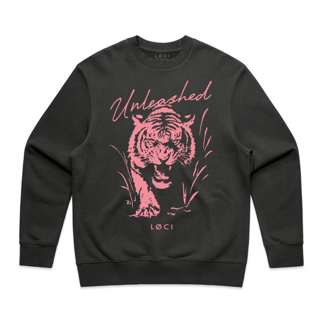 UNLEASHED X MEN'S SWEATER - COAL