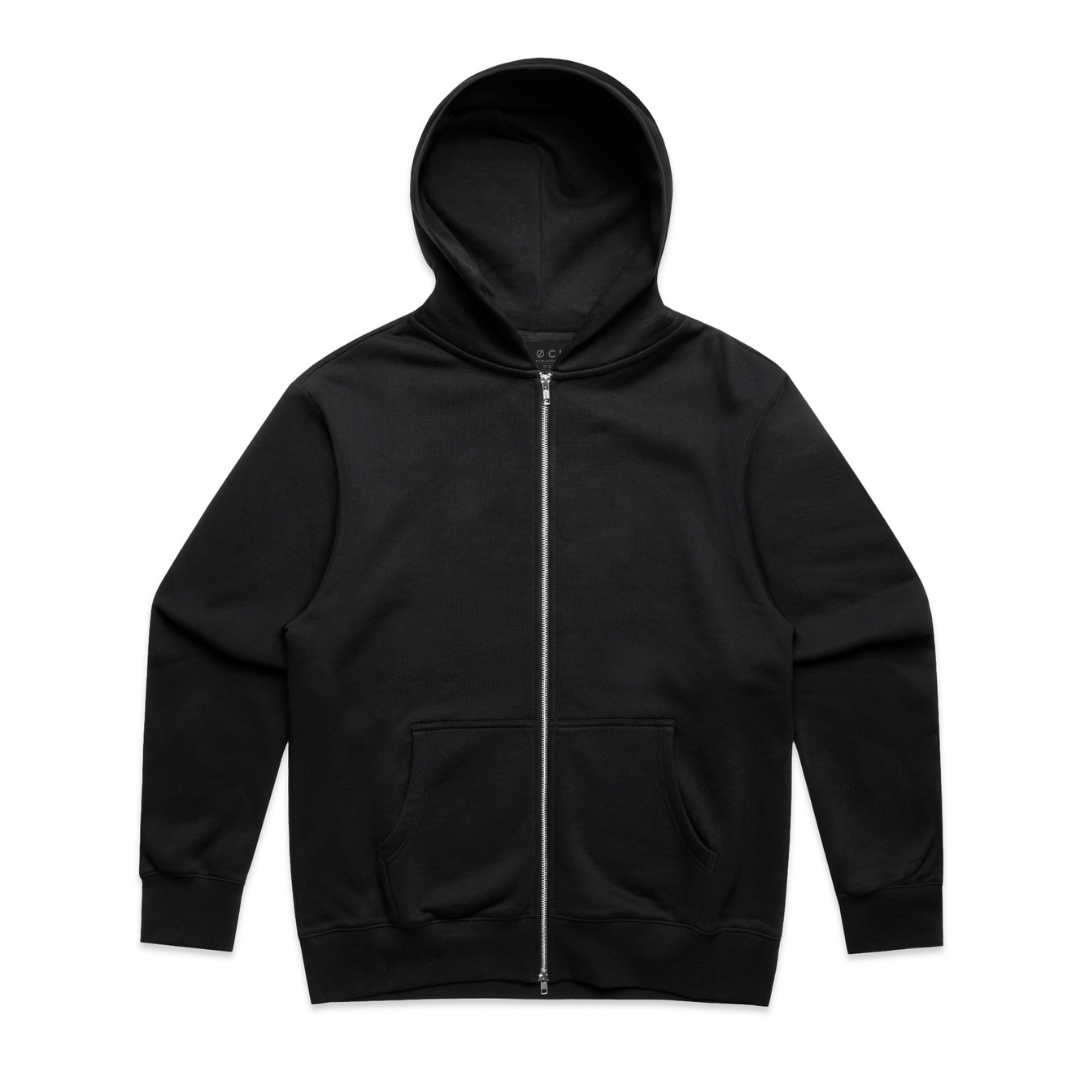 LA MAISON ZIP HOODIE - BLACK