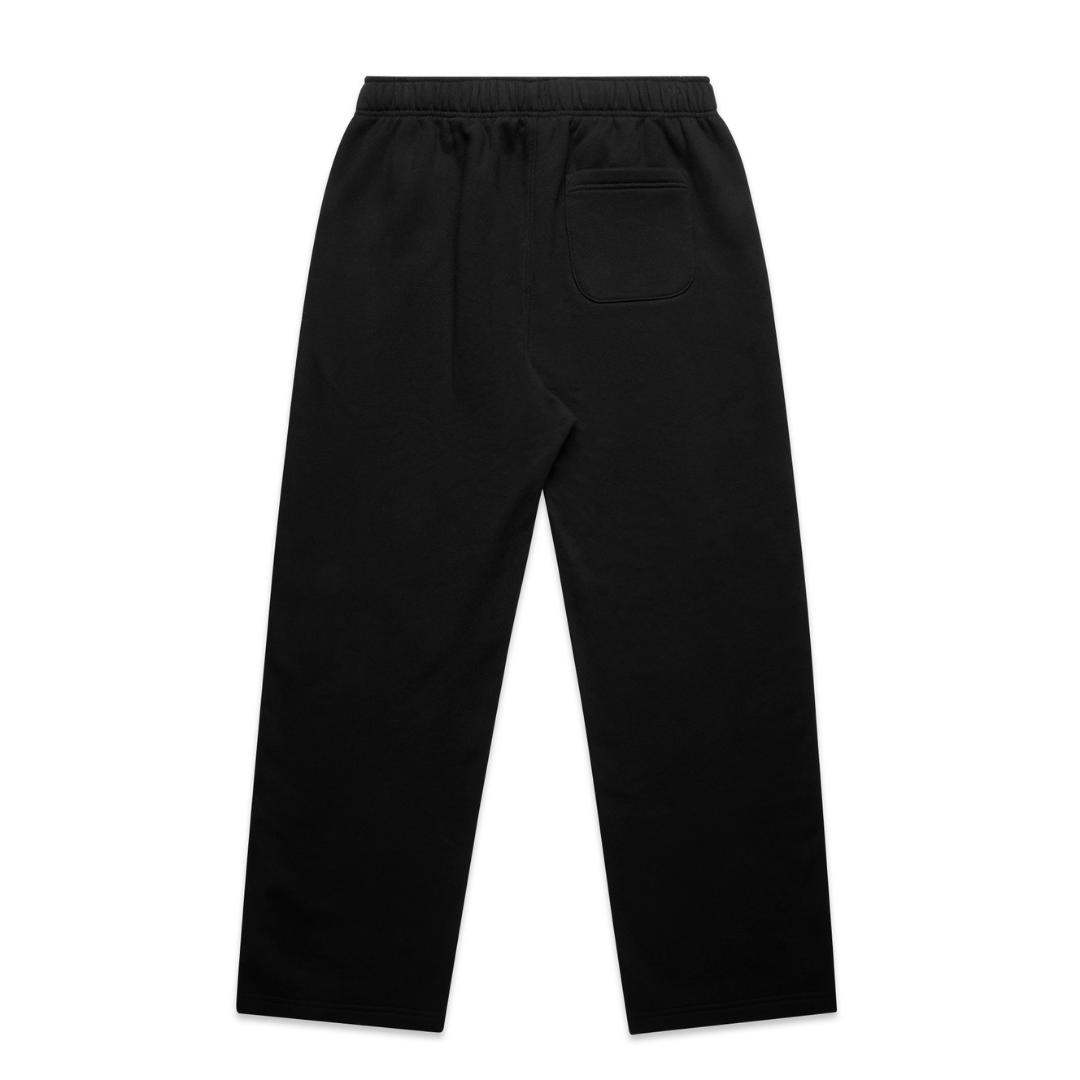 BASE MEN'S CUFFLESS SWEATPANTS - BLACK