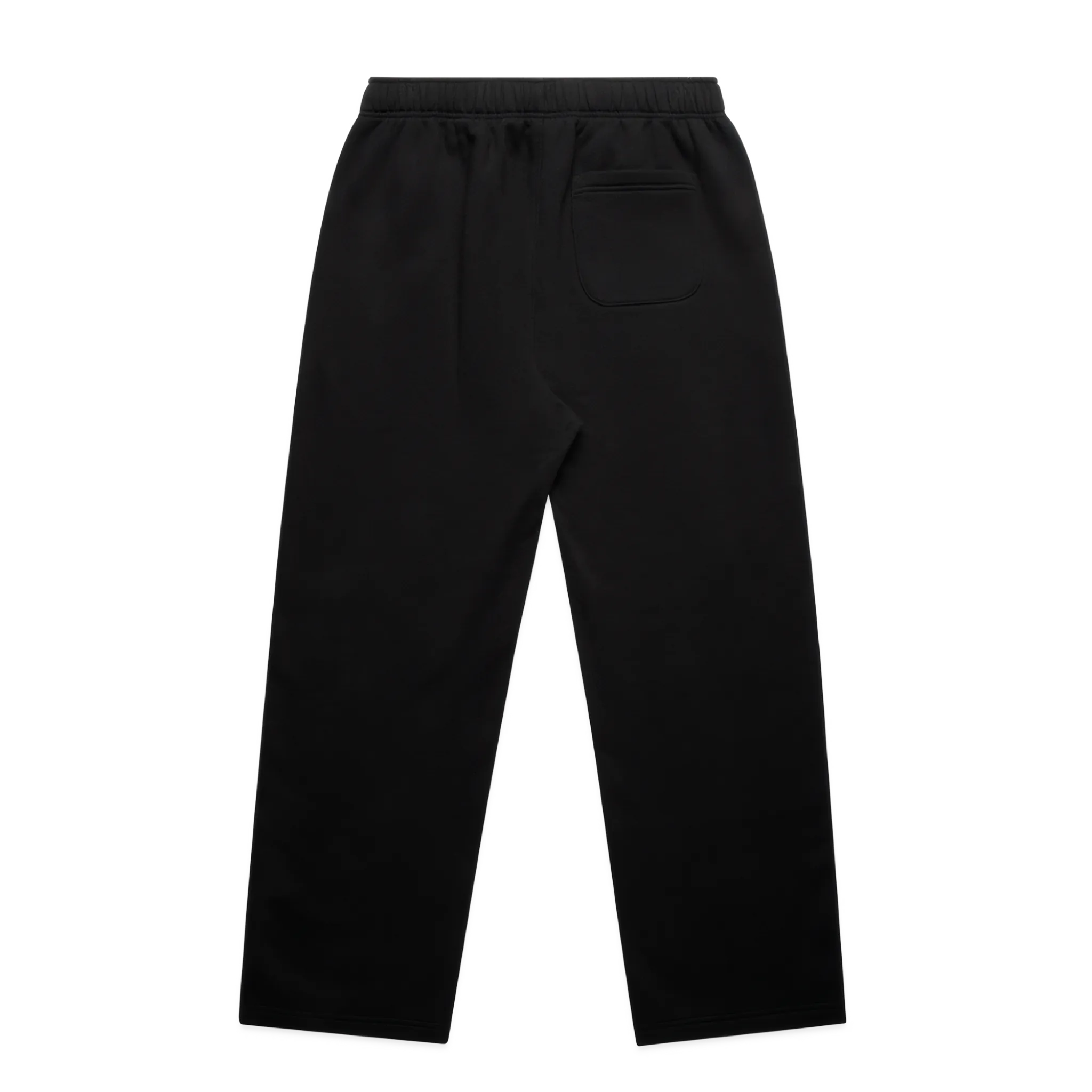 BASE MEN'S CUFFLESS SWEATPANTS - BLACK