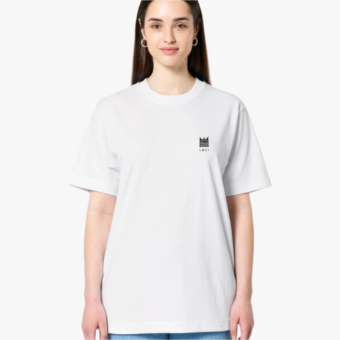 Laolu Senbanjo x LØCI Unisex White T-Shirt