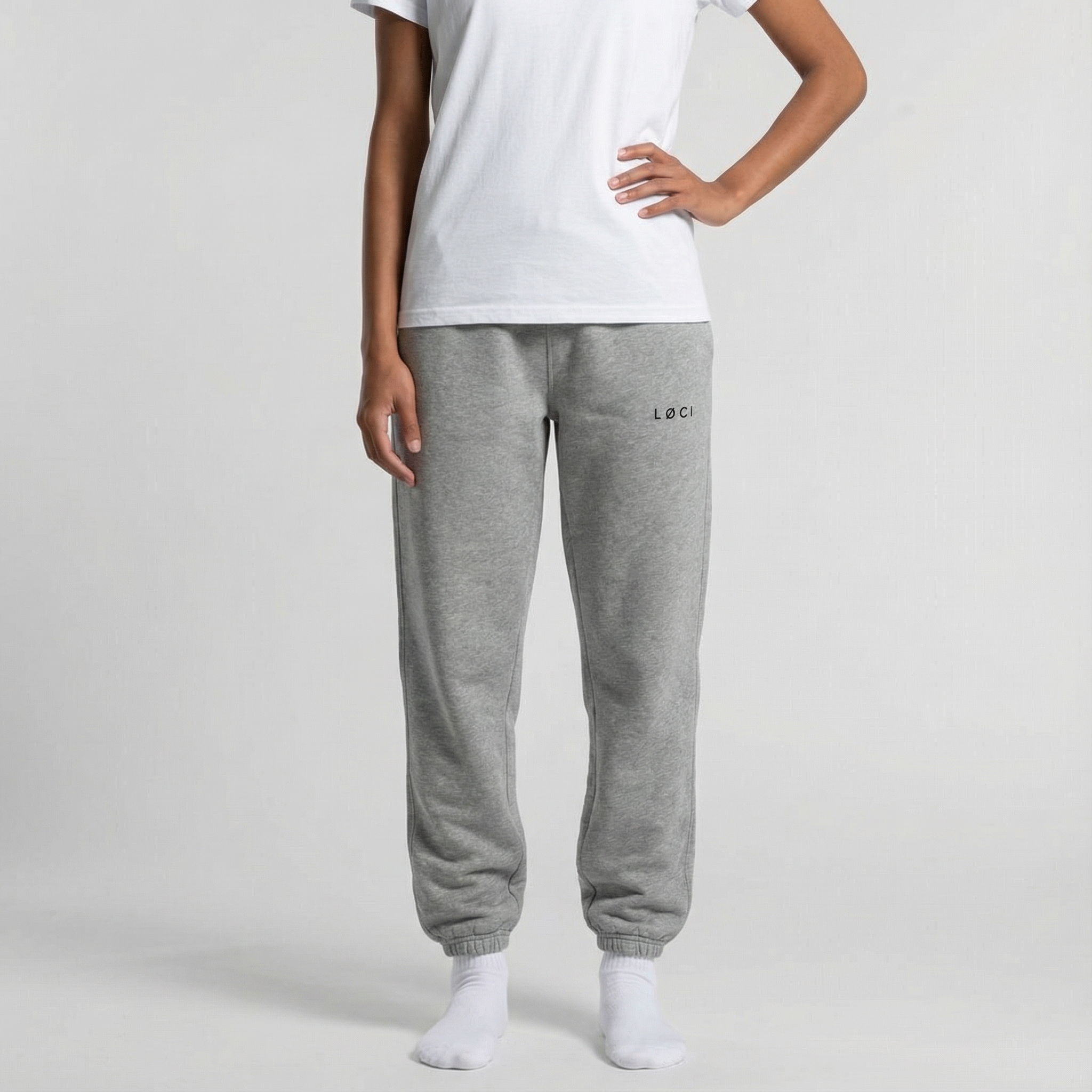 BASE WOMEN'S SWEATPANTS - ATHLETIC HEATHER