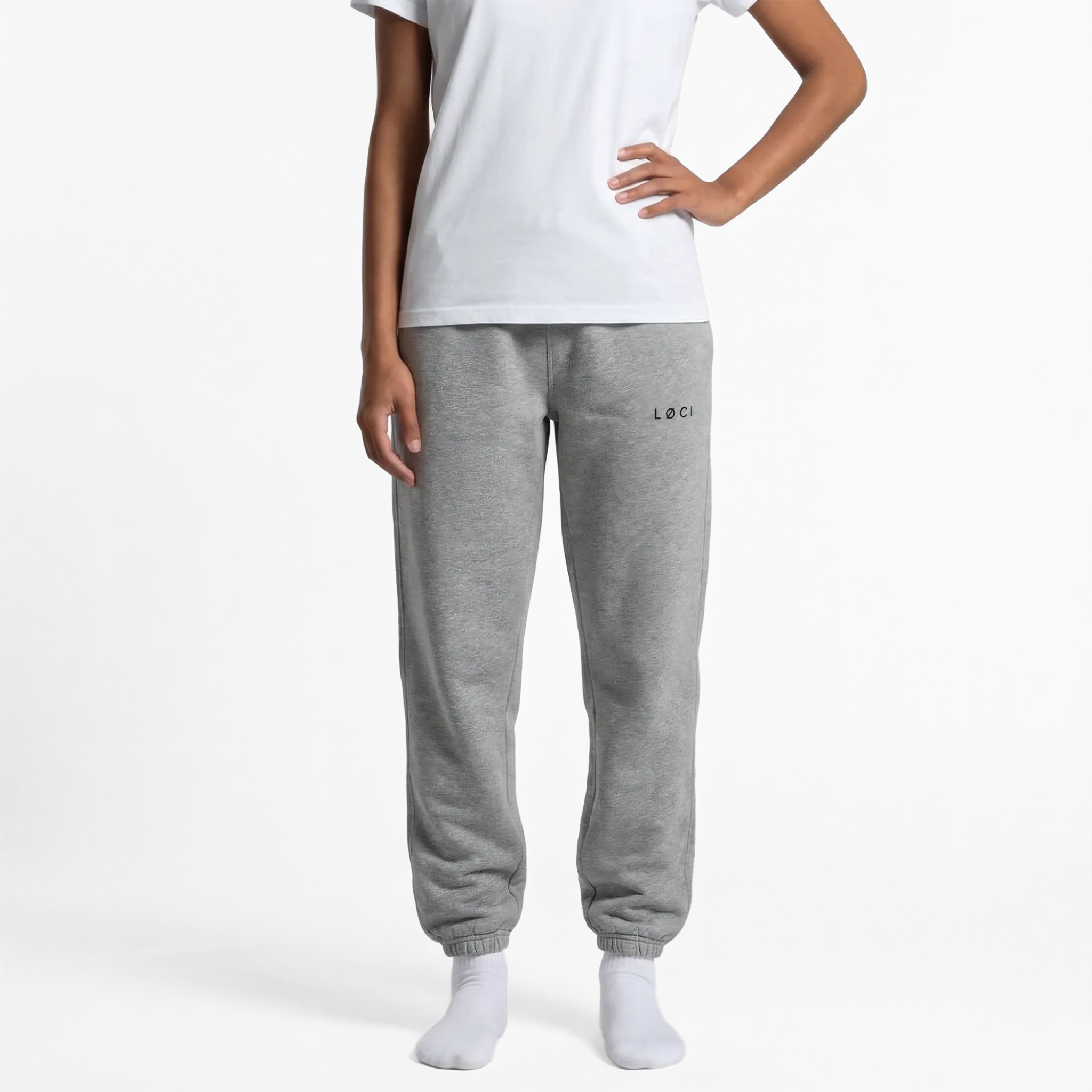 BASE WOMEN'S SWEATPANTS - ATHLETIC HEATHER