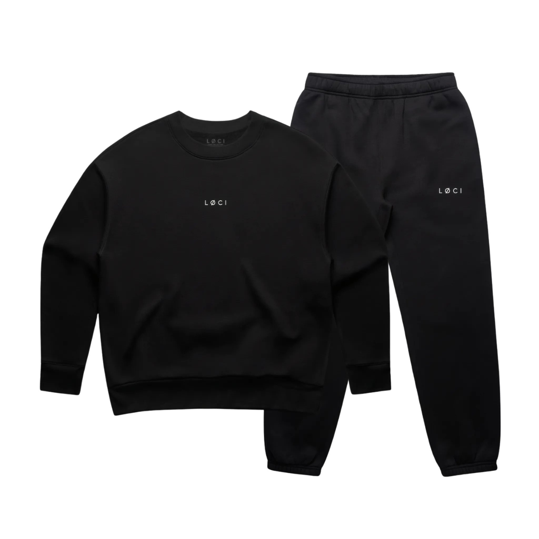 BASE WOMEN'S SWEAT SET - BLACK
