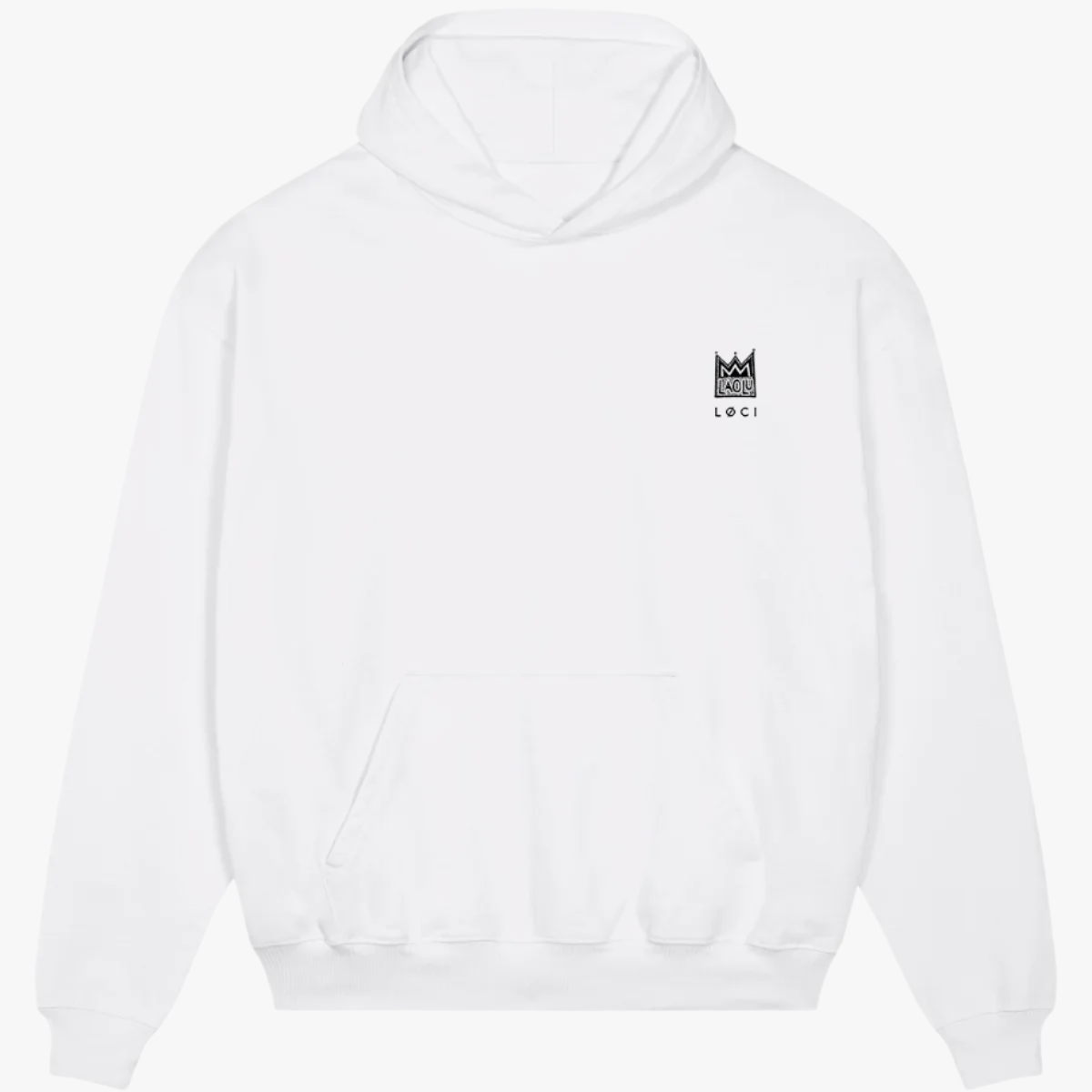 Laolu Senbanjo x LØCI White Unisex Hoodie