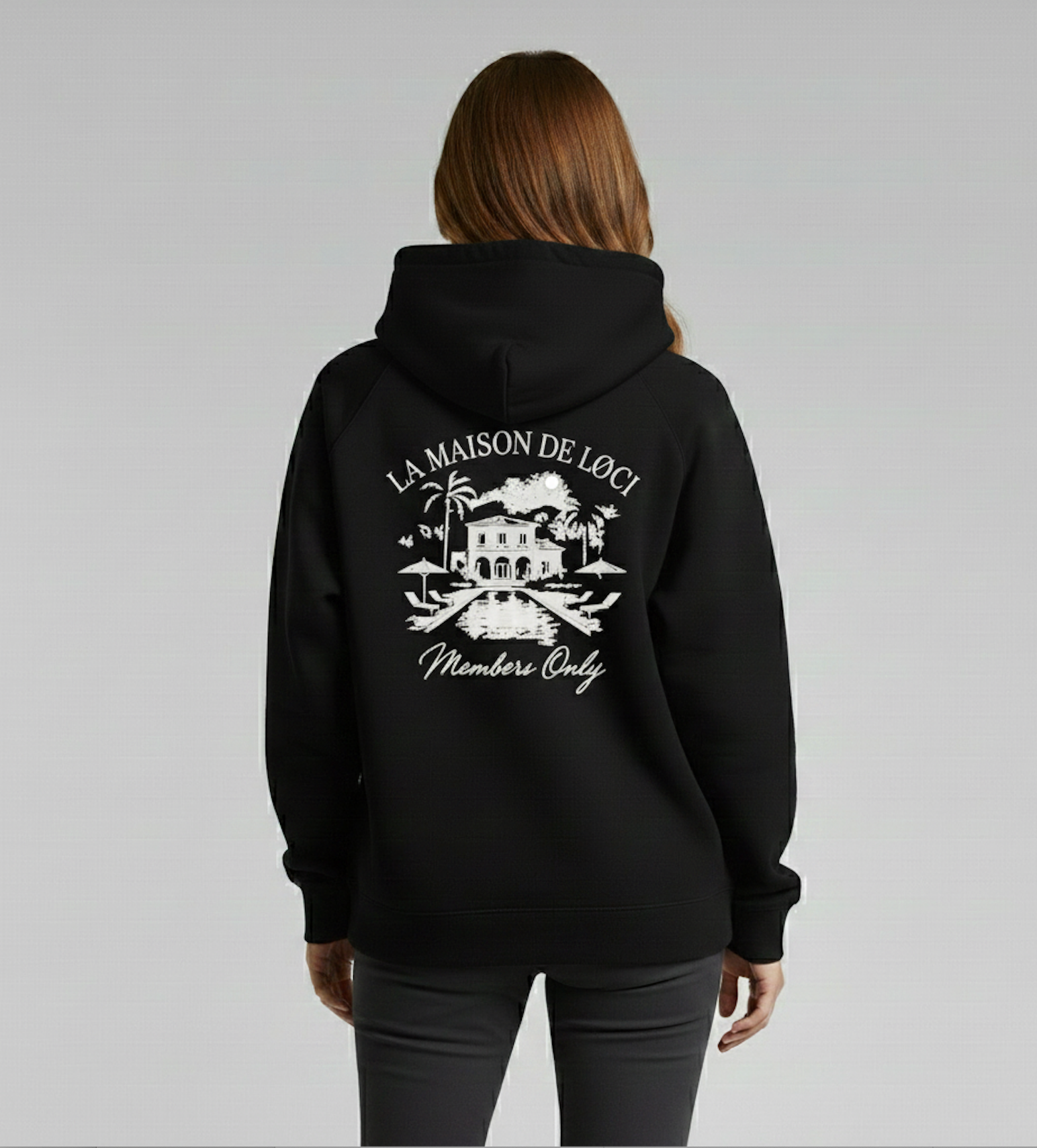 LA MAISON HOODIE - BLACK