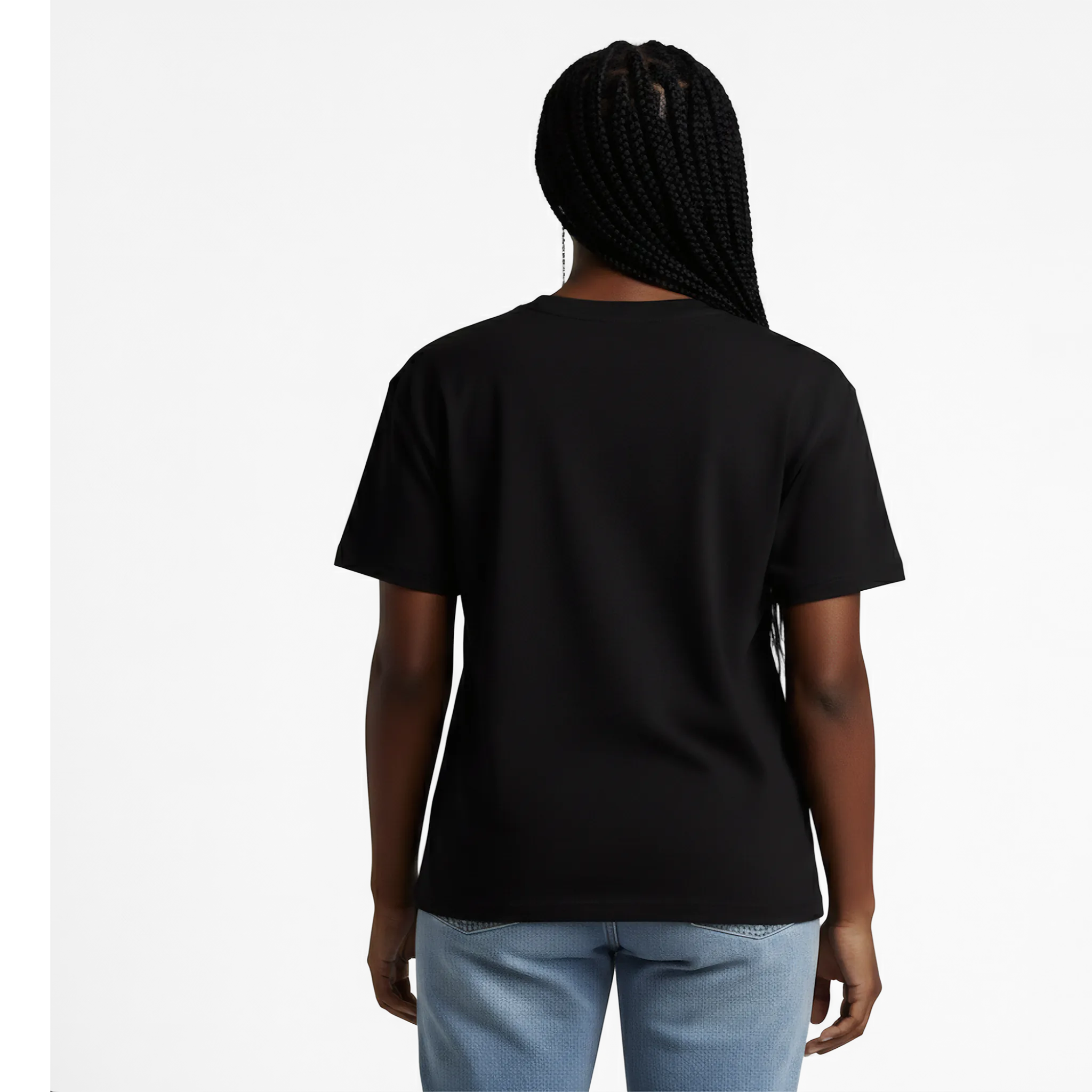 FLOWERS WOMEN'S T-SHIRT - BLACK