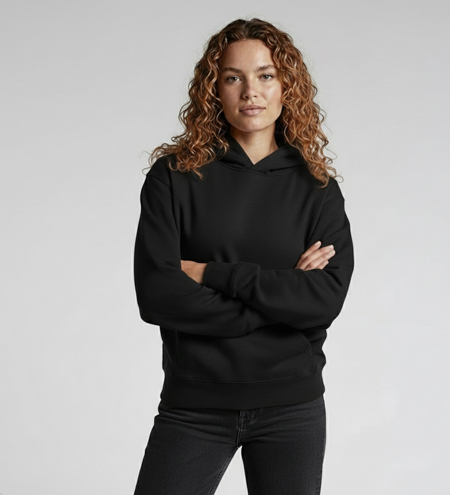 FLOWERS HOODIE - BLACK