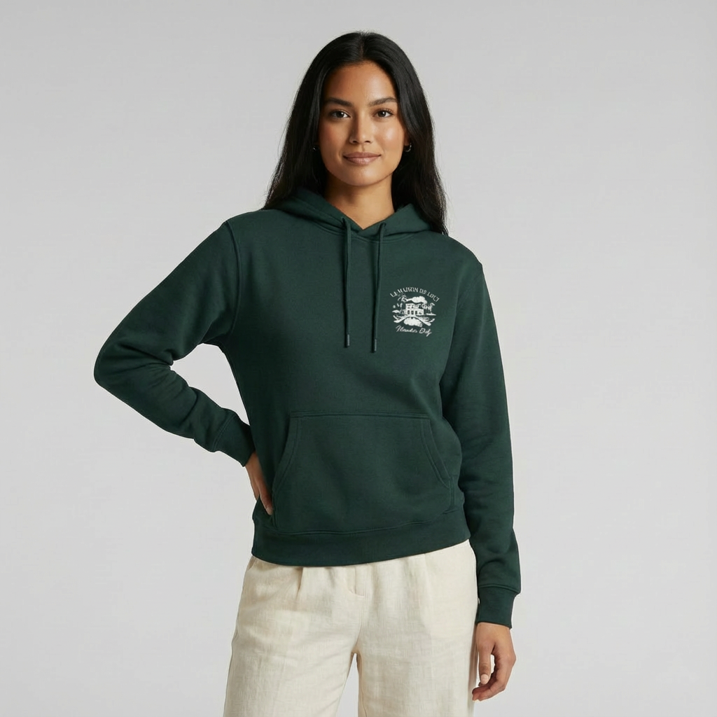 LA MAISON HOODIE - PINE GREEN
