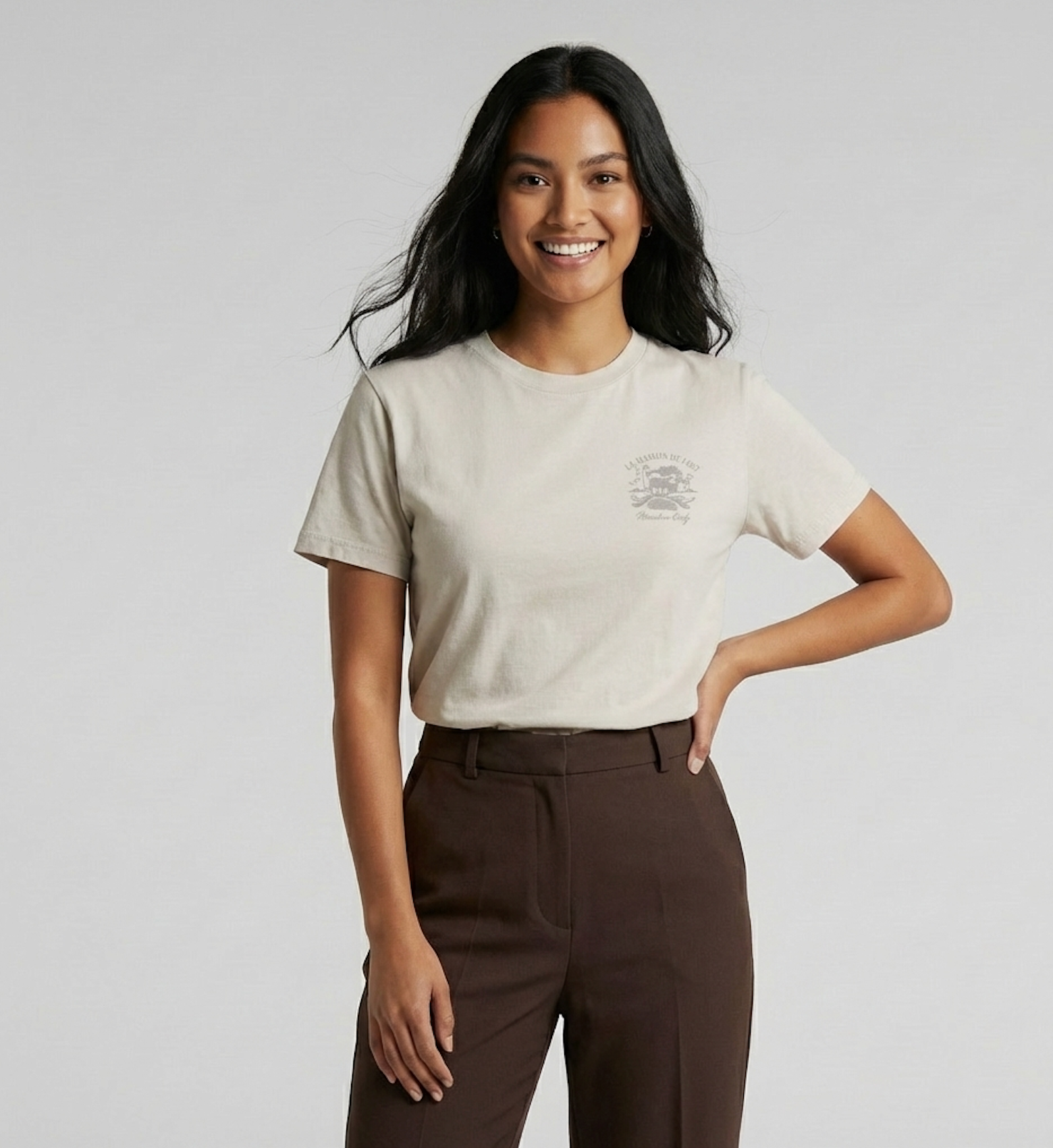 LA MAISON WOMEN'S T-SHIRT - VINTAGE BONE