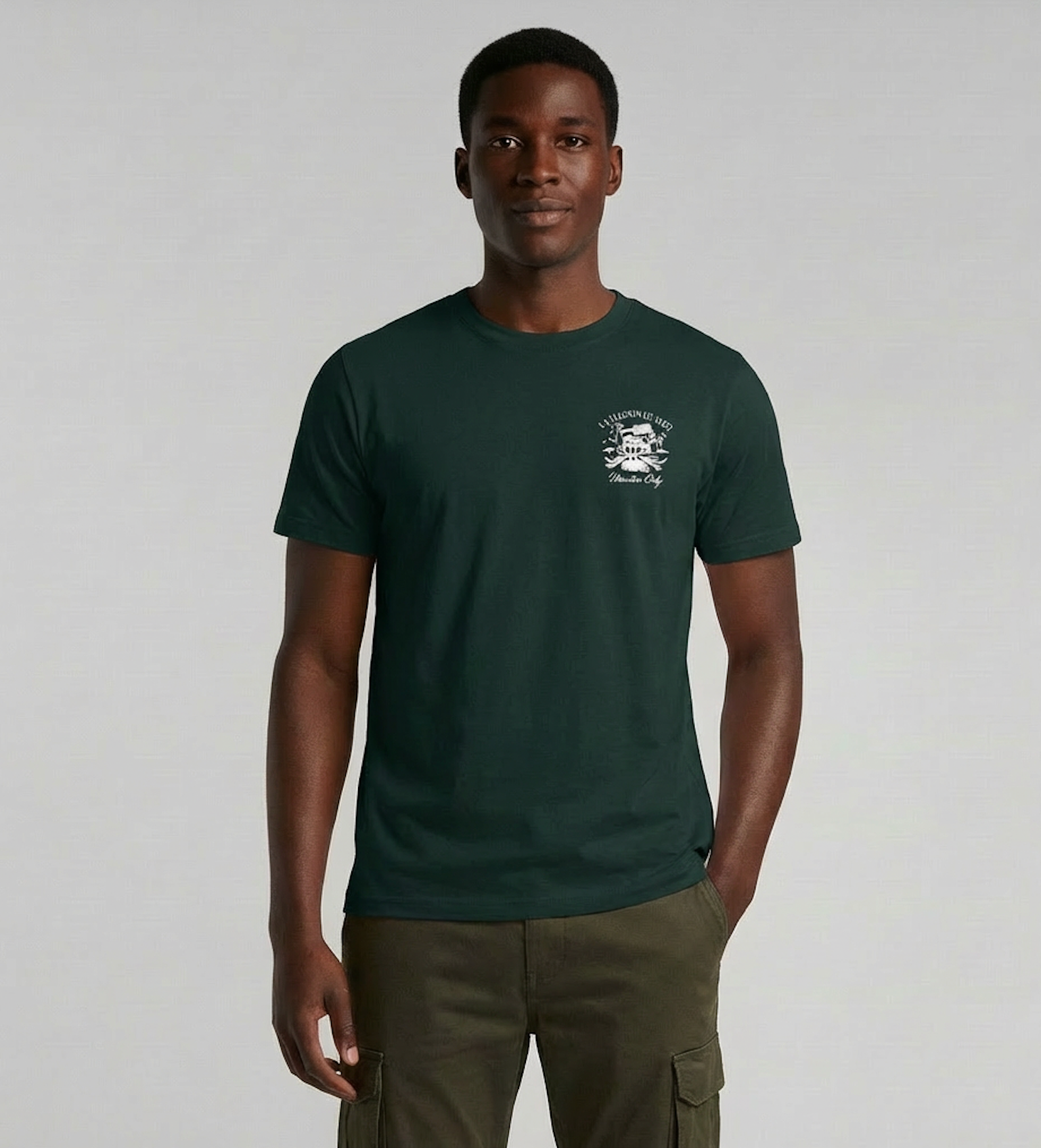 LA MAISON MEN'S T-SHIRT - PINE GREEN