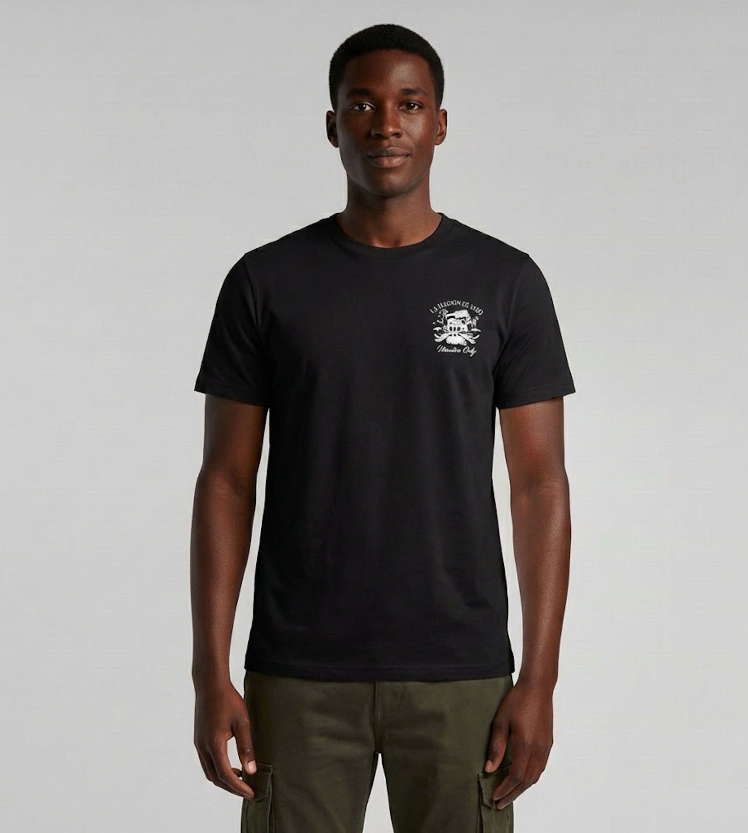 LA MAISON MEN'S T-SHIRT - BLACK