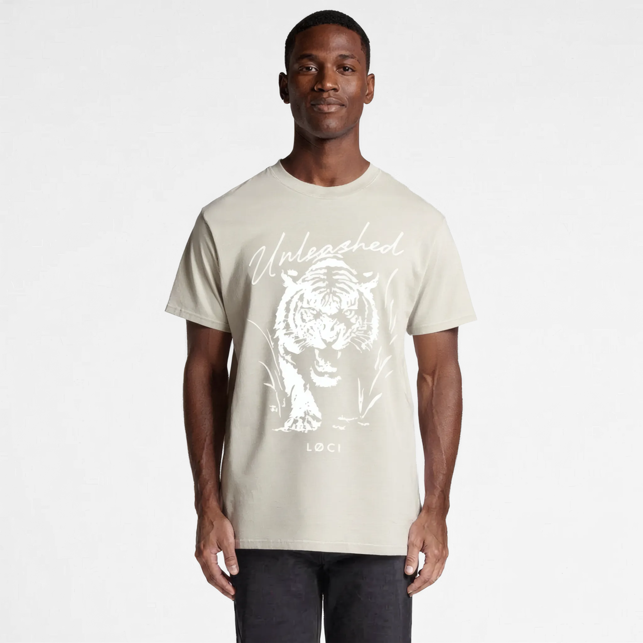 UNLEASHED X MEN'S T-SHIRT - VINTAGE BONE