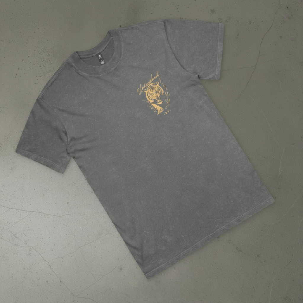 UNLEASHED MEN'S T-SHIRT - COAL STONE