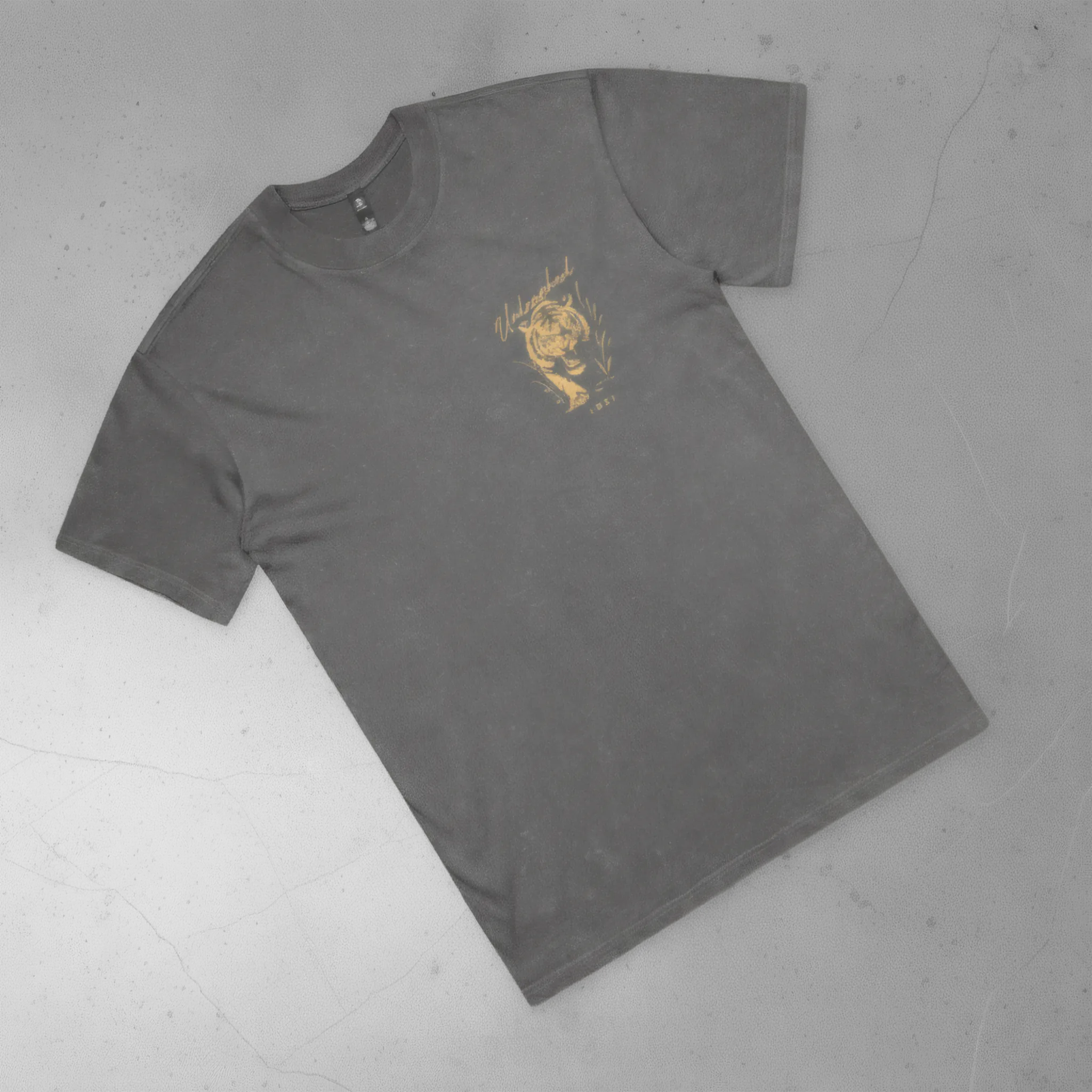 UNLEASHED MEN'S T-SHIRT - COAL STONE